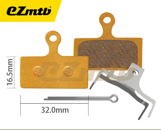Shimano G & J-Type 2 piston disc brake pads Metallic