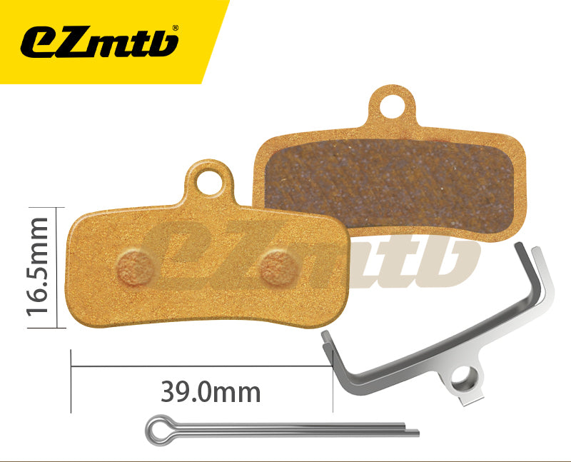 Shimano D & N-Type 4 piston disc brake pads Metallic