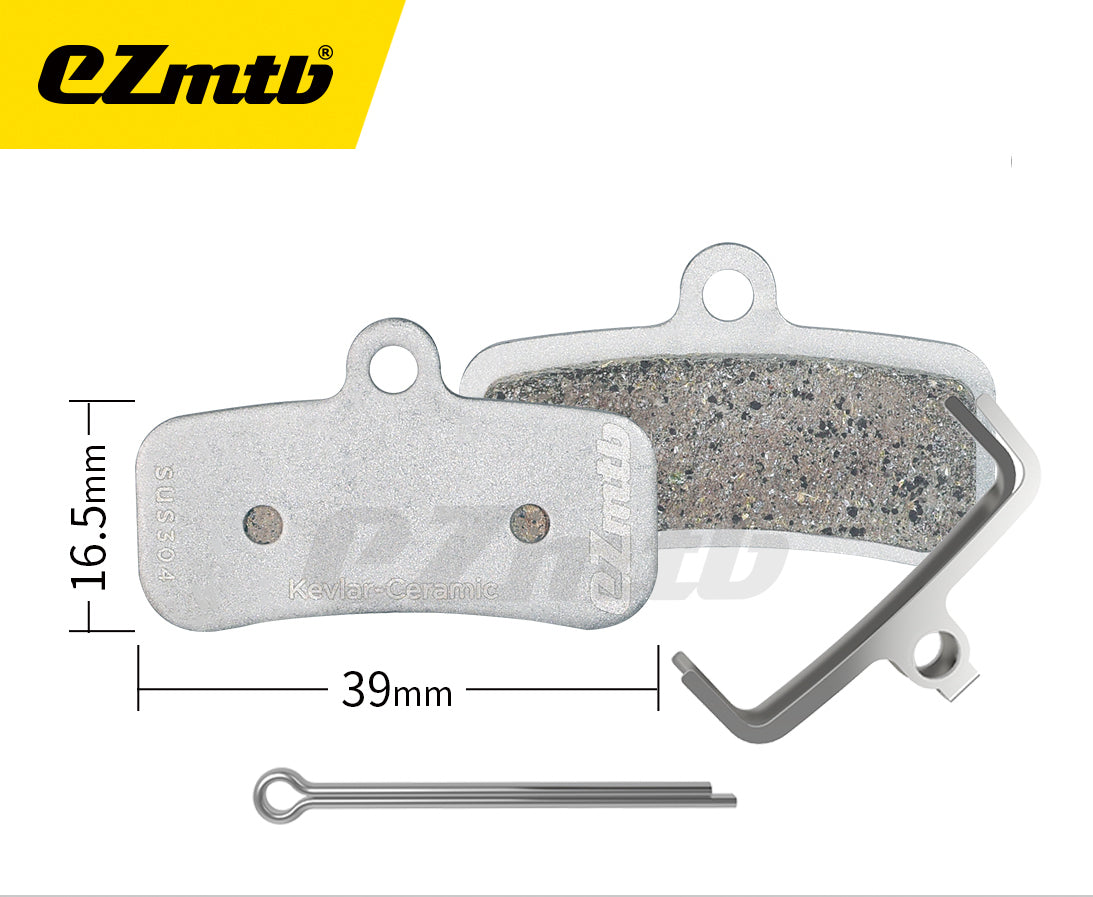 Shimano D & N-Type 4 piston disc brake pads Ceramic