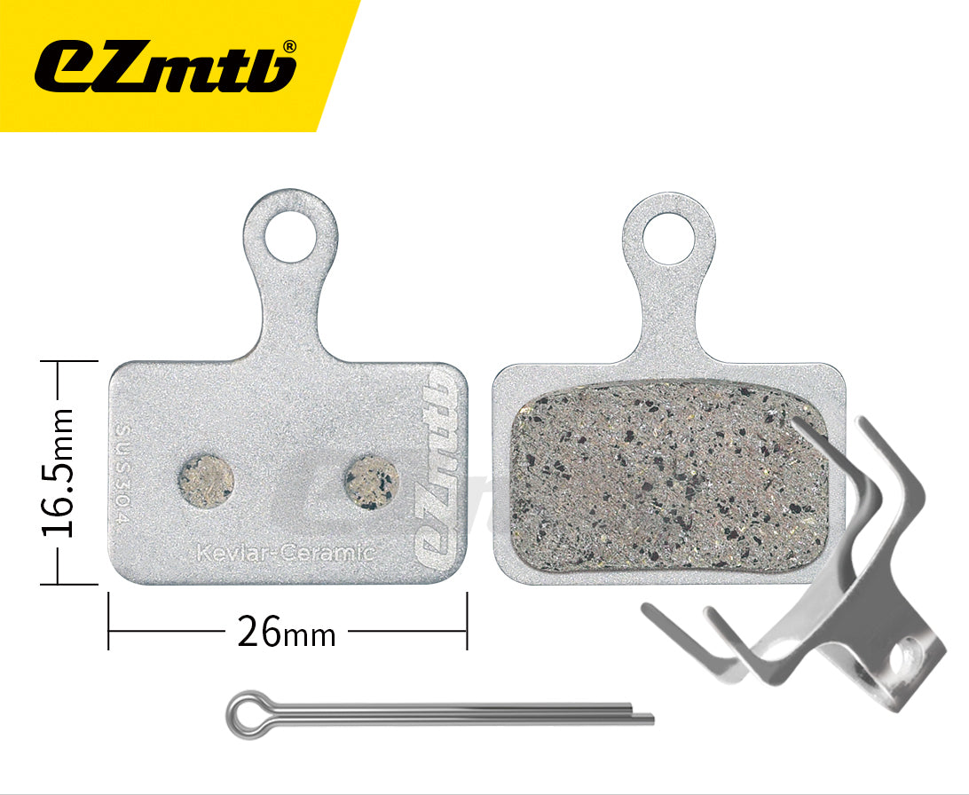 Shimano K-Type 2 piston road disc brake pads Ceramic